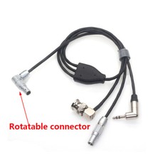 Timecode 5 pin to 3.5mm/BNC/5pin for ARRI ALEXA Mini,Sound Devices,Tentacle Sync