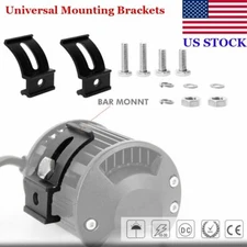 2x Universal Mounting Bracket LED Work Light Bar Cube Pods Base Mounting Holder