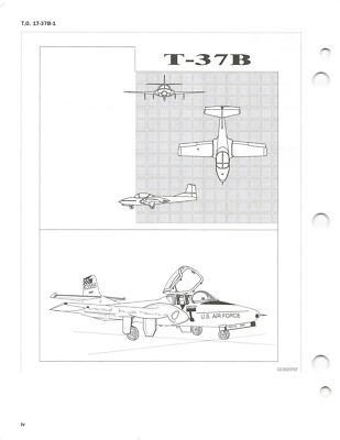 Cessna T-37B Tweet Trainer Aircraft 2004 Flight Manual Pilot's