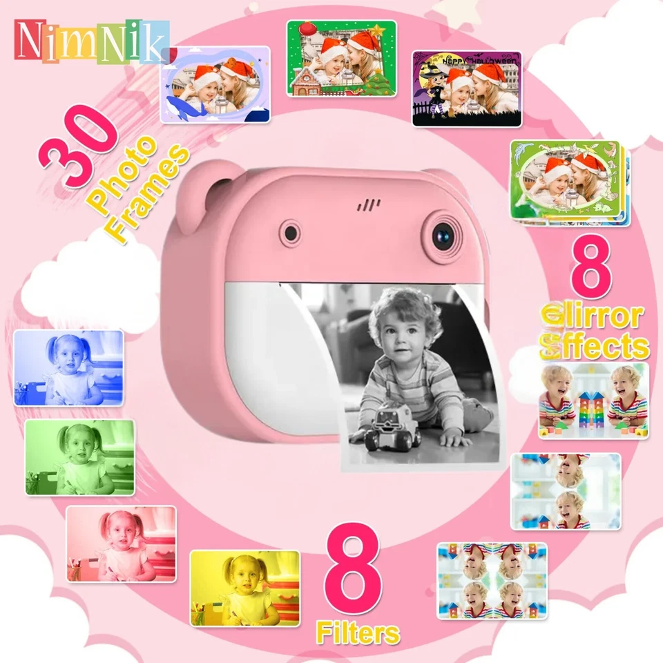 Kids Camera Instant Print, Digital Instant Print Camera, Instax Camera - Image 2 of 4