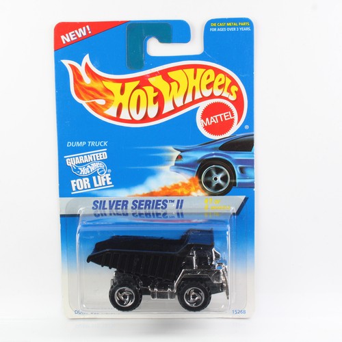 Hot Wheels 1996 - BLUE CARD COLLECTOR - DUMP TRUCK - SILVER SERIES