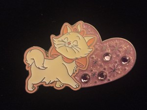 Disney Marie Jeweled Heart Aristocats Pin Ebay