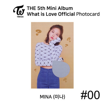 TWICE 5th mini album What is love Official Photocard Mina | eBay
