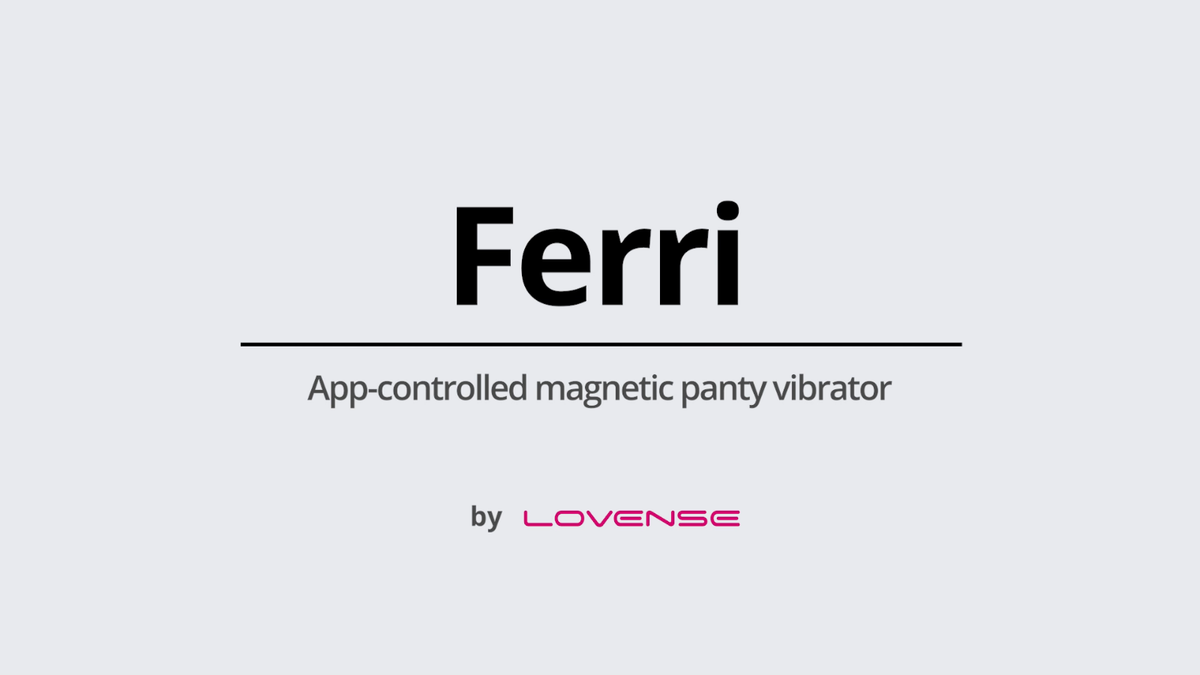 LOVENSE Ferri Wearable Magnetic Panty Remote Control Vibrator, Women Sex  Toys | eBay