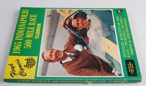1965 Clymer Indy 500 yearbook Jim Clark Colin Chapman 212 pages photos stories - Picture 2 of 12