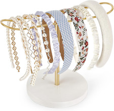 Headband Holder Metal Headband Organizer Hair Hoop Display Stand, Modern Hair Ac
