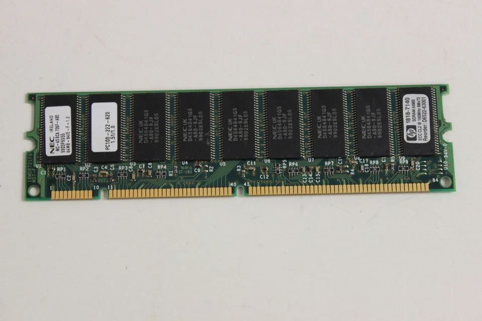 HP D6522A D6522-63001 1818-7140 64MB SDRAM ECC 168 PIN MEMORY MODULE XA7/450 - Image 2 of 2