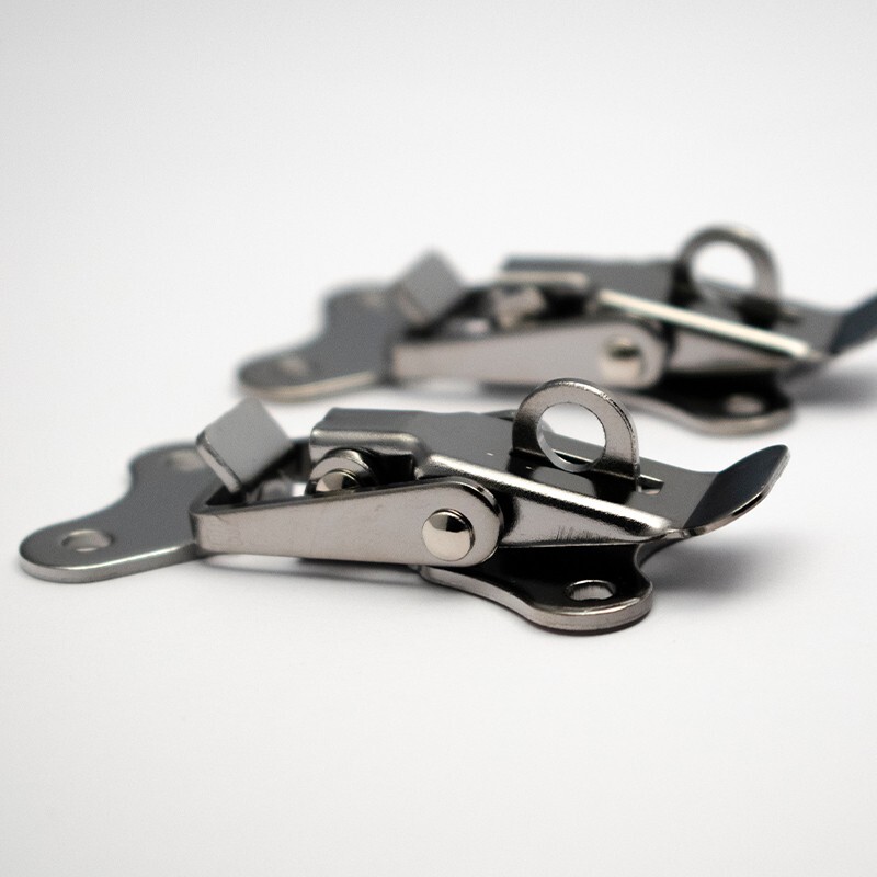 Car Boot Toggle Fasteners Catch Clips Chrome, Race Rally