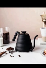 V60 "Buono" Gooseneck Drip Kettle 1200ml  Matte Black Pour Over Coffee New Trend