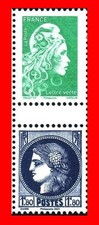 2023 N° 5252A+ 5736 Timbres Marianne l 'engagée et  CERESdu Carnet 1532 NEUF**
