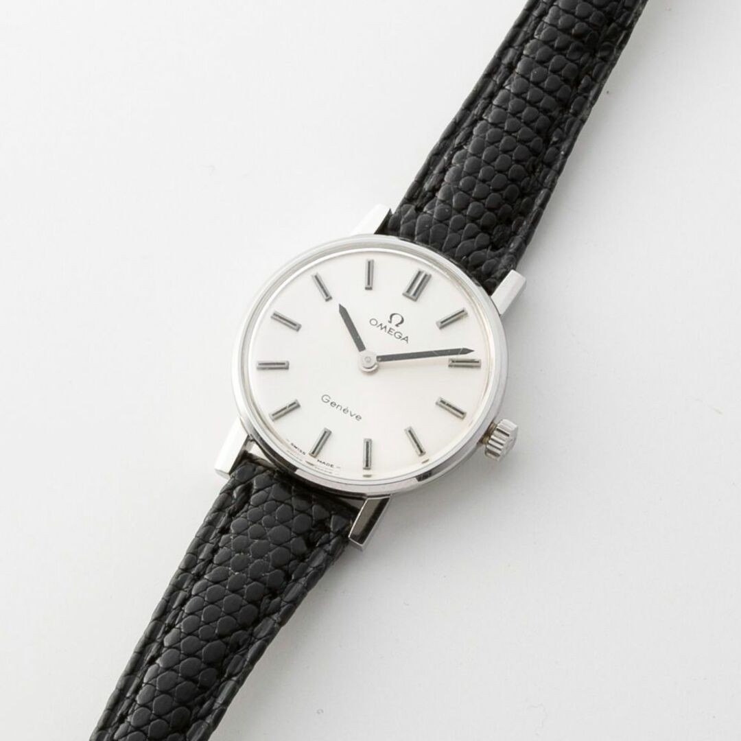 OMEGA Geneva Manual Wind Leather Strap Watch 511.409