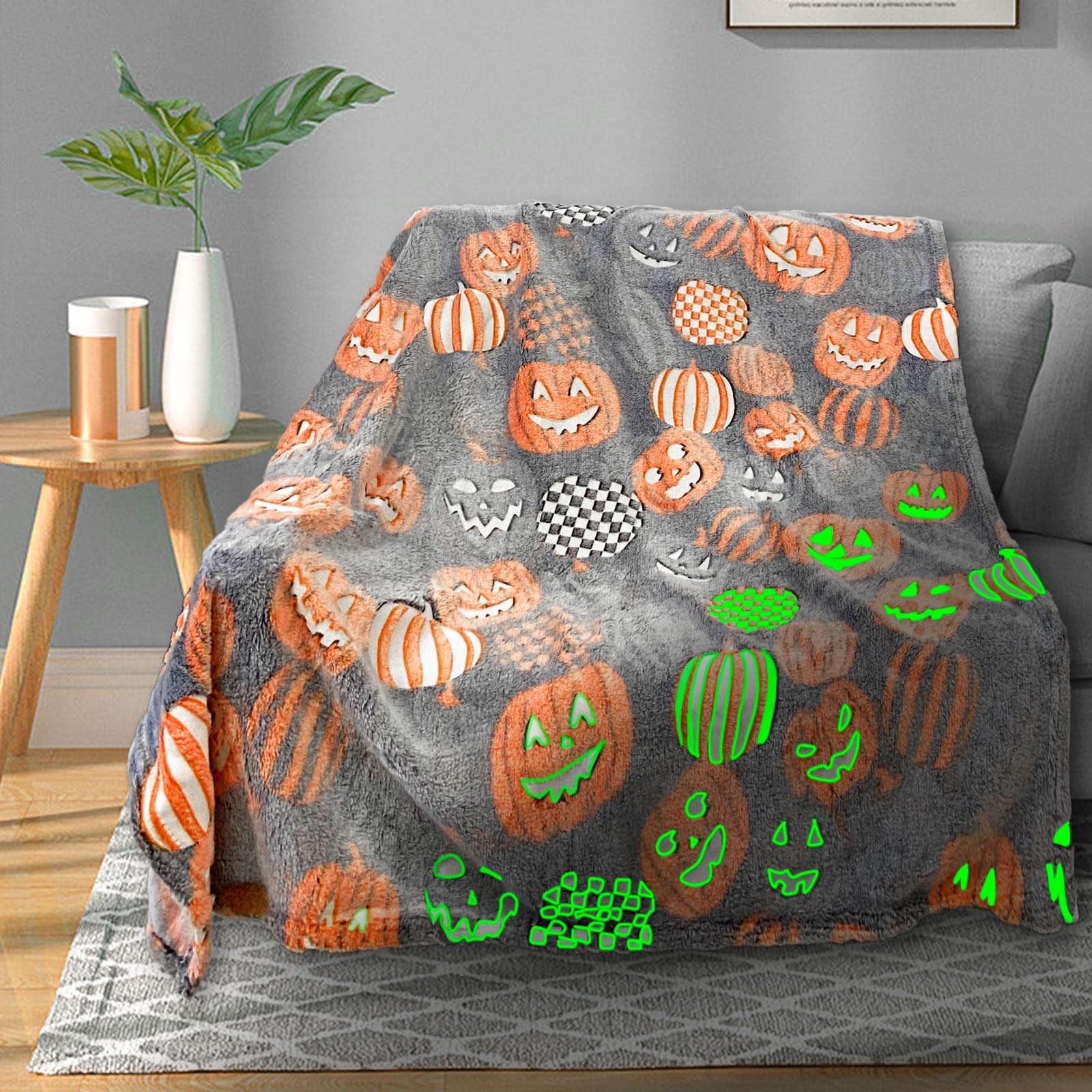 Spooky Fall Throw For Kids Teens, Women, Men