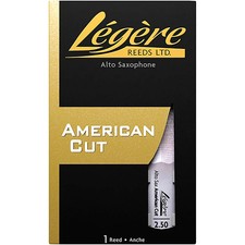 Legere Reeds Alto Saxophone American Cut Reed 2.5