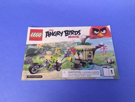 Lego The Angry Birds Movie: Bird Island Egg Heist Set 75823 - w/ Instructions