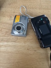 Vintage Camera Lot Olympus Kodak Cases UNTESTED AS IS