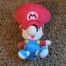 Nintendo Branded Super Mario BABY MARIO San-Ei 6  Plush Toy Doll Missing Hand