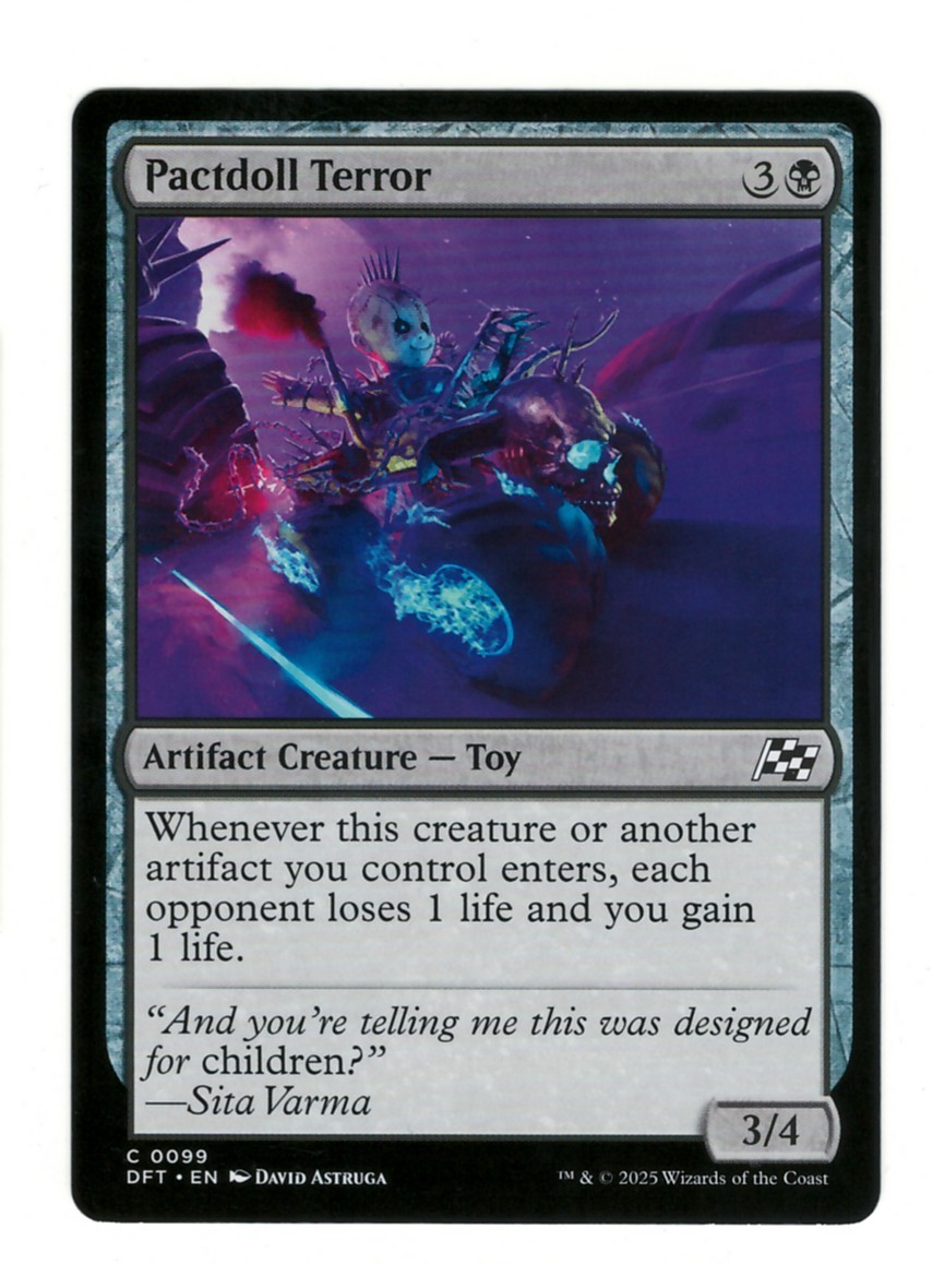 Pactdoll Terror 99 Common Aetherdrift Magic: The Gathering Near Mint