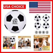 Durable Soft Soccer Ball Size 4 - Ideal for Indoor Practice  Skill Training