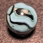 Jabo Marbles-Joker Elite-Striated Sea Green/Black/Sky Blue/Gold Av Swirl(.72") — photo 3