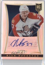 2013-14 Panini Select Rookie Silver Prizm 47/99 Nick Bjugstad #284 Auto 0f8
