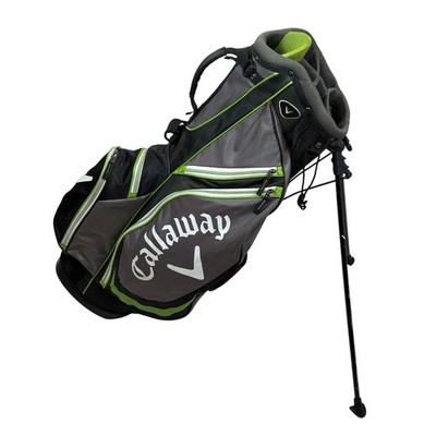 Callaway Xtreme Stand Golf Bag 6 Way Divider Green Gray Dual