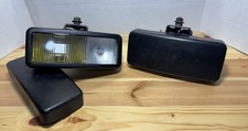 Vtg Halogen Rally Yellowwhite Foglamp Light Wcaps Sae-y-90 Set Vtg Halogen Rally Yellowwhite Foglamp Light Wcaps Sae-y-90 Set