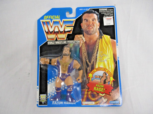 Vintage Wrestler WWF Razor Ramon w/ Razor Rage NOC...