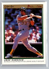 1991 O-Pee-Chee Premier #18 Jose Canseco