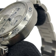 CARTIER Pasha De Cartier Chronograph 38mm W31030H3 White Stainless #OK1286 13