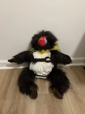 Zoobies Monkey 18" Nap / Travel Plush Stuffed Animal Toy holds Blanket