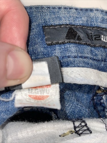 Jupe en jean bleu vintage Liz Claiborne Lizwear maxi fabriquée aux États-Unis par l'Union taille 10 - Photo 6/16