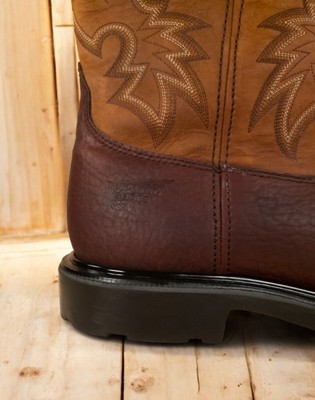 Red Wing Pecos 2201 Cowboy Work Boots Red Wing Boots Mens 13 Pecos 2201 Steel Toe Brown Leather  main image 3