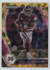 2021 Panini Prizm Draft Picks Gold Ice Prizm Kylin Hill #118 19zq