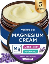 Magnesium Lotion, Topical Magnesium Cream for Sleep, Leg Cramps Pain, Muscl...