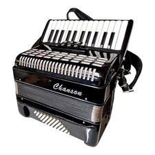 Chanson 48 Bass Piano Accordion with Hard Flight Case