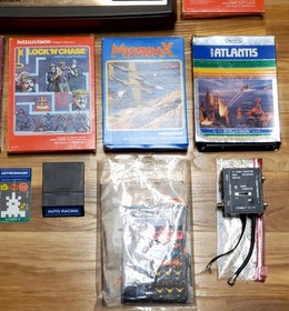 1979 Mattel Intellivision 1 Console 6 Games + Game Boxes & Accessories Tested!