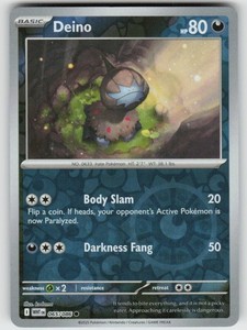 deino pokemon card value Deino 2025 Scarlet & Violet: White Flare #146/086 Illustration Rare Price Guide
