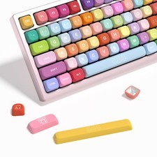 KBDiy Gummy Bears KOA Profile Keycaps Set,Dye-Sublimation PBT Cute Custom Key...