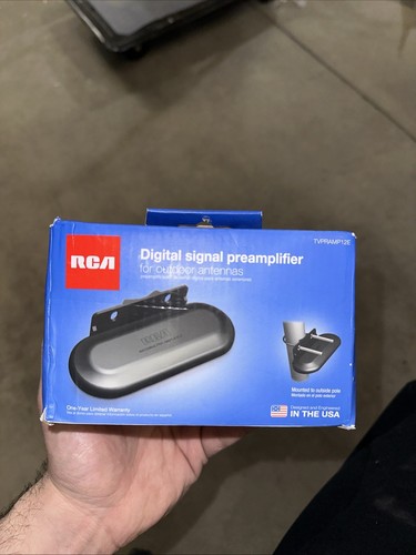 RCA Digital Signal Preamp for Outdoor Antennas (TVPRAMP12E) - Picture 1 of 5