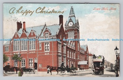 R808138 Hove. Rathaus. Valentine Serie. PM. Brighton. 1905