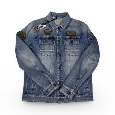PME Legend Stretch  Jacket Denim Jeansjacke Größe M