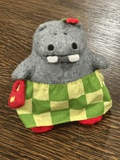 Crocodile Creek 1999 Martha Only Bean Bag Plush 6" George Martha Series Hippos