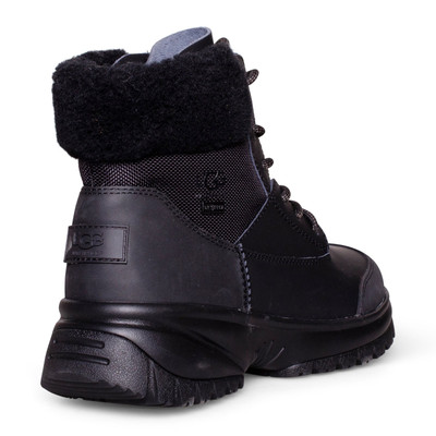 UGG Yose Fluff V2 Black Boots - Women's | eBay