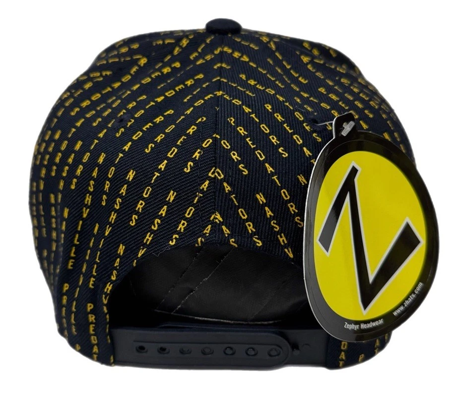 Zephyr NHL Nashville Predators RARE "Matrix" Flat Bill Snapback Hat BRAND NWT - Image 3 of 4