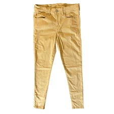 American Eagle Outfitters Women Super Stretch Jegging Khaki Tan Size 6 Preppy