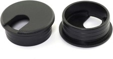 2Pcs 1-3/4 Inch Desk Wire Cord Cable Grommets Hole Cover for Office PC Desk Cabl