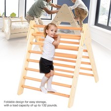 70x70x60CM Foldable Climbing Triangle Climbing Ladder for Infants Toddlers huo8