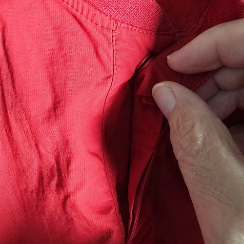 Nike Vintage Golf Giacca a Vento Pullover Giacca Leggera Rosso Uomo XL - Foto 8 di 8