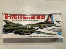 MIB Factory sealed Guillow's B-17G Flying Fortress  1/28 Scale kit, 48" wingspan