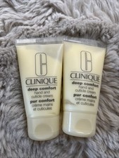 x2 Clinique Deep Comfort Hand And Cuticle Cream 30ml Each
